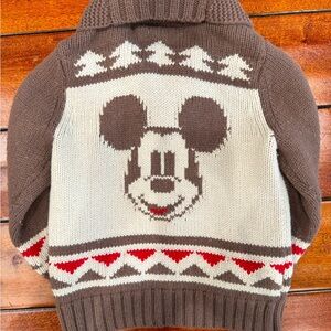 Baby Gap Disney Toddler Mickey Mouse Knit Sweater